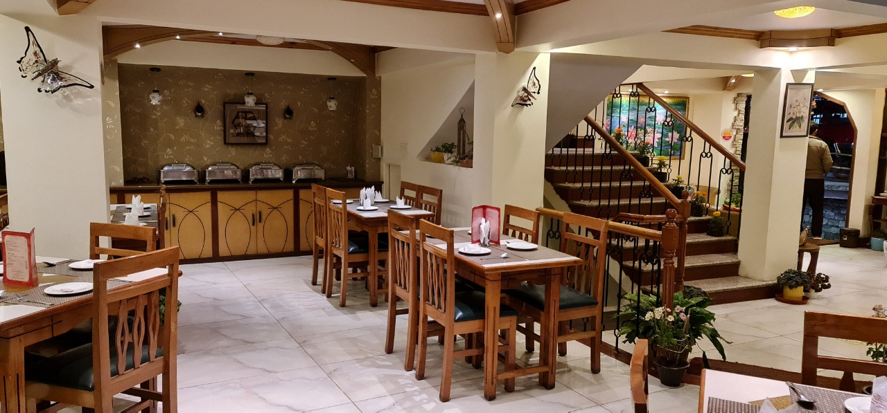 Dining area setup