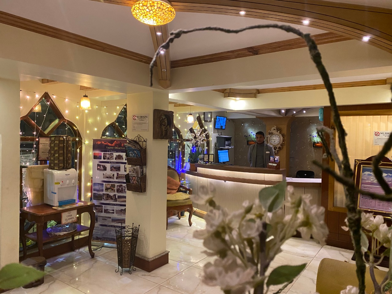 Lobby with sofas